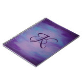 Carnet Joli Pastels | Cloud rose mignon Ciel bleu violet (Côté gauche)