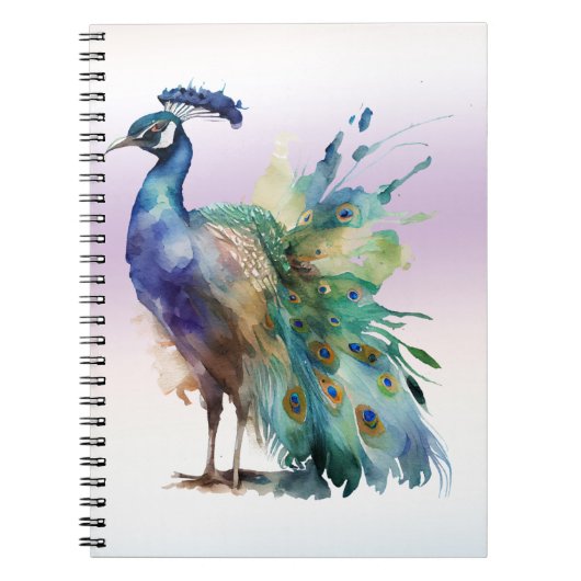 Carnet Joli Peacock (Devant)