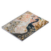 Carnet Joli Peacock Or rose (Côté gauche)