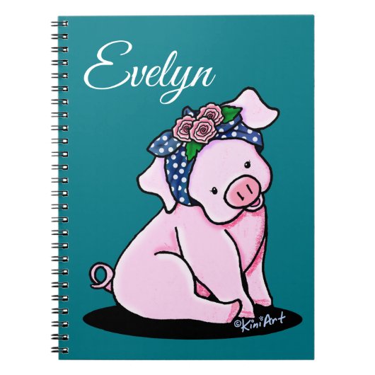 Carnet Joli Petit Cochon (Devant)