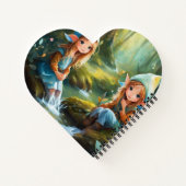 Carnet Joli petit elfe dans la rivière (Dos)