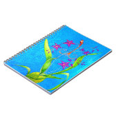 Carnet Joli petit orchidée (Côté gauche)