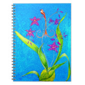 Carnet Joli petit orchidée (Devant)