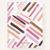 Carnet Joli pinceau Motif (Devant)