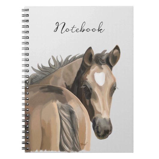 Carnet Joli poney équestre (Devant)