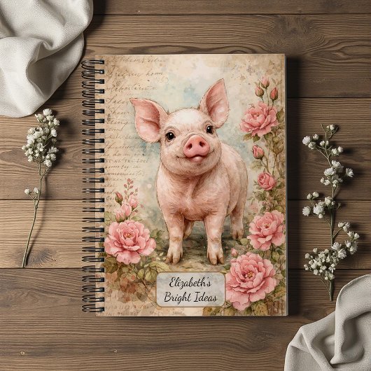Carnet Joli Porcelet Vintage