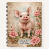 Carnet Joli Porcelet Vintage (Devant)