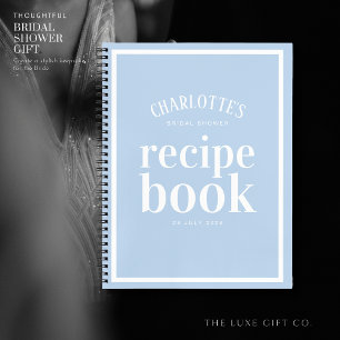 Carnet Joli quelque chose de bleu Fête des mariées Recett