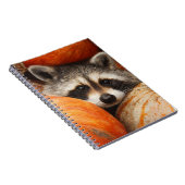 Carnet Joli Raccoon Citrouille caché Patch Art (Côté Droit)