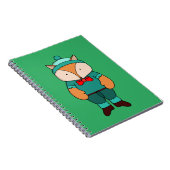 Carnet Joli renard vert (Côté Droit)