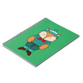 Carnet Joli renard vert (Côté gauche)