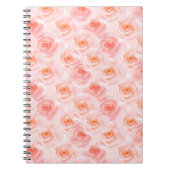 Carnet Joli Roses d'aquarelle rose (Devant)