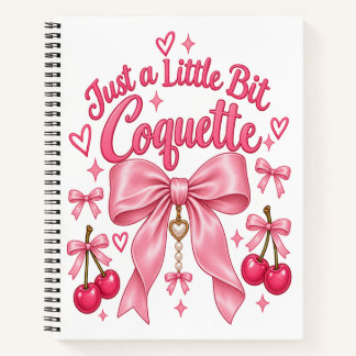 Carnet Joli Ruban Coquette Rose Féminin Esthétique