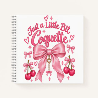 Carnet Joli Ruban Coquette Rose Féminin Esthétique