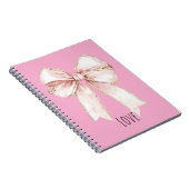 Carnet Joli Ruban Rose (Côté Droit)