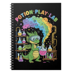 Carnet Joli scientifique dragon Laboratoire de jeu de p