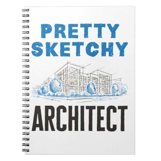 Carnet Joli Sketchy Architect Architecture Étudiant (Devant)