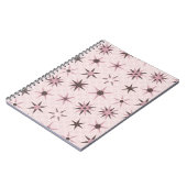 Carnet Joli Stars De Geo Rose - motif. (Côté gauche)