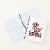 Carnet Joli Thé-Rex Rose Dinosaure – Le Thé Arrive ! (Intérieur)