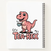 Carnet Joli Thé-Rex Rose Dinosaure – Le Thé Arrive ! (Dos)