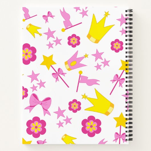 Carnet Joli thème de fille (Dos)