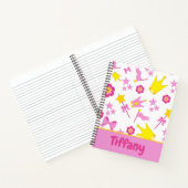 Carnet Joli thème de fille (Intérieur)