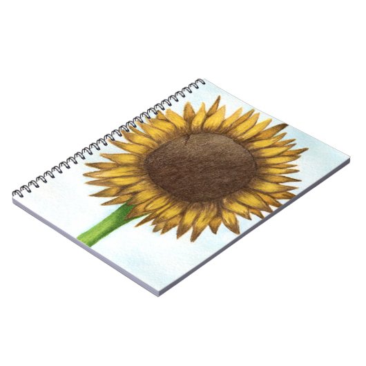 Carnet Joli tournesol (Côté gauche)