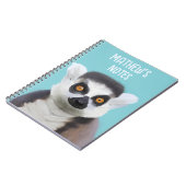 Carnet Joli Trait De Lémur À Bague (Côté gauche)