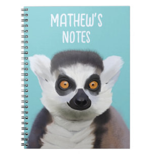 Carnet Joli Trait De Lémur À Bague