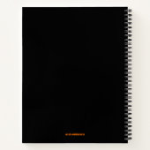 Carnet Jolie Adorable Kawaii Halloween sorcière (Dos)