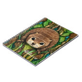 Carnet Jolie adorable petit bébé castor (Côté gauche)