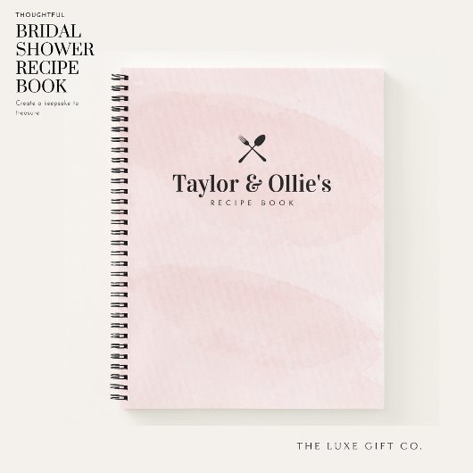 Carnet Jolie aquarelle bleu Couples rose vierge Couples R