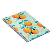 Carnet Jolie aquarelle Citrus orange (Côté Droit)