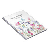 Carnet Jolie aquarelle Fleurs et baies (Côté Droit)