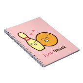 Carnet Jolie balle de bowling amusant et l'amour de l'épi (Côté Droit)