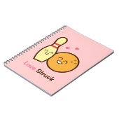 Carnet Jolie balle de bowling amusant et l'amour de l'épi (Côté gauche)