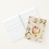 Carnet Jolie Bridesmaid Roses de la Glitterie Blanche et  (Intérieur)