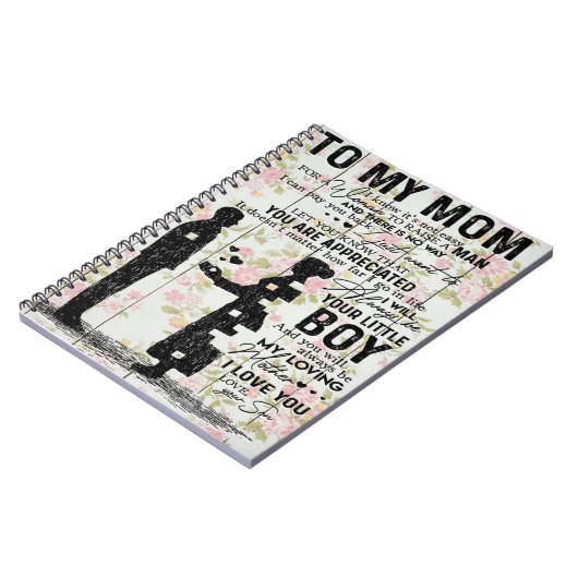 Carnet Jolie Citation À Ma Mère, Maman Présente (Côté gauche)