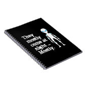 Carnet Jolie citation alien blanche noire (Côté Droit)