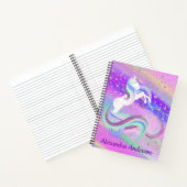 Carnet Jolie école Unicorn Silver Stars (Intérieur)