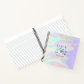 Carnet Jolie élégance moderne chick holographic (Intérieur)