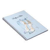 Carnet Jolie en talons hauts bleus (Côté Droit)