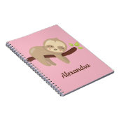 Carnet Jolie fente sur l'arbre illustration d'animal sur  (Côté Droit)