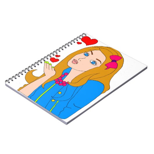 Carnet Jolie fille (Côté gauche)