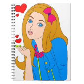 Carnet Jolie fille (Devant)