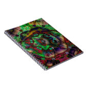 Carnet Jolie flambée de fleurs Abstraite (Côté Droit)