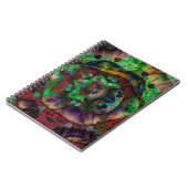 Carnet Jolie flambée de fleurs Abstraite (Côté gauche)