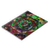 Carnet Jolie flambée de fleurs Abstraite (Côté gauche)