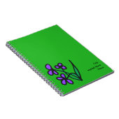 Carnet Jolie fleur (Côté Droit)