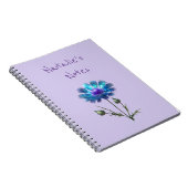 Carnet Jolie Fleur Bleue (Côté Droit)